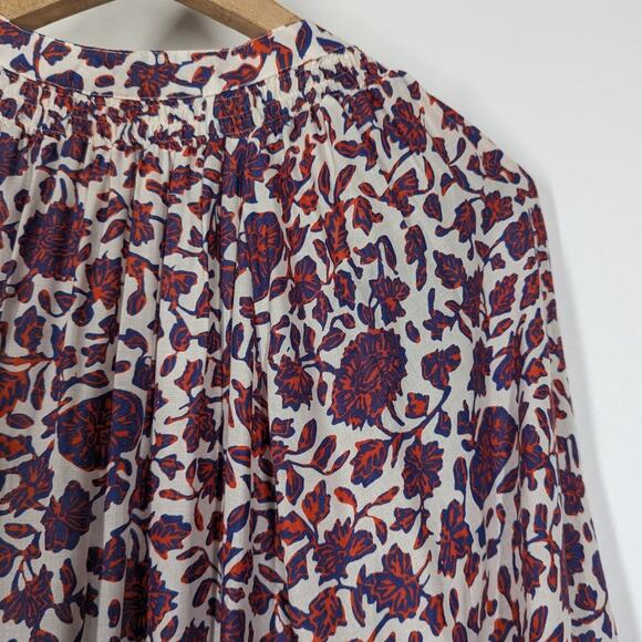 Natalie Martin Stevie Mini Dress Bloom Lapis Coral Floral Size XS NWT Bohemian - Picture 6 of 10